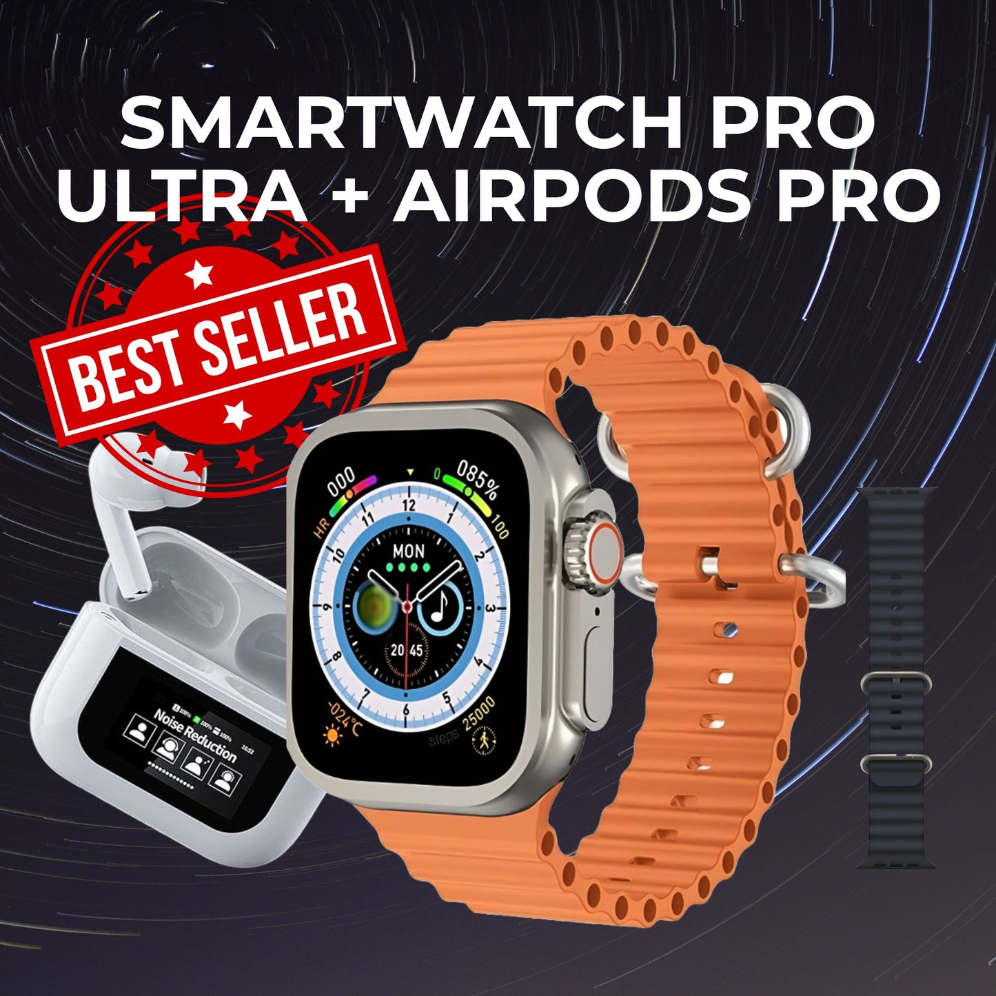 SmartWatch Pro Ultra + Airpods Pro