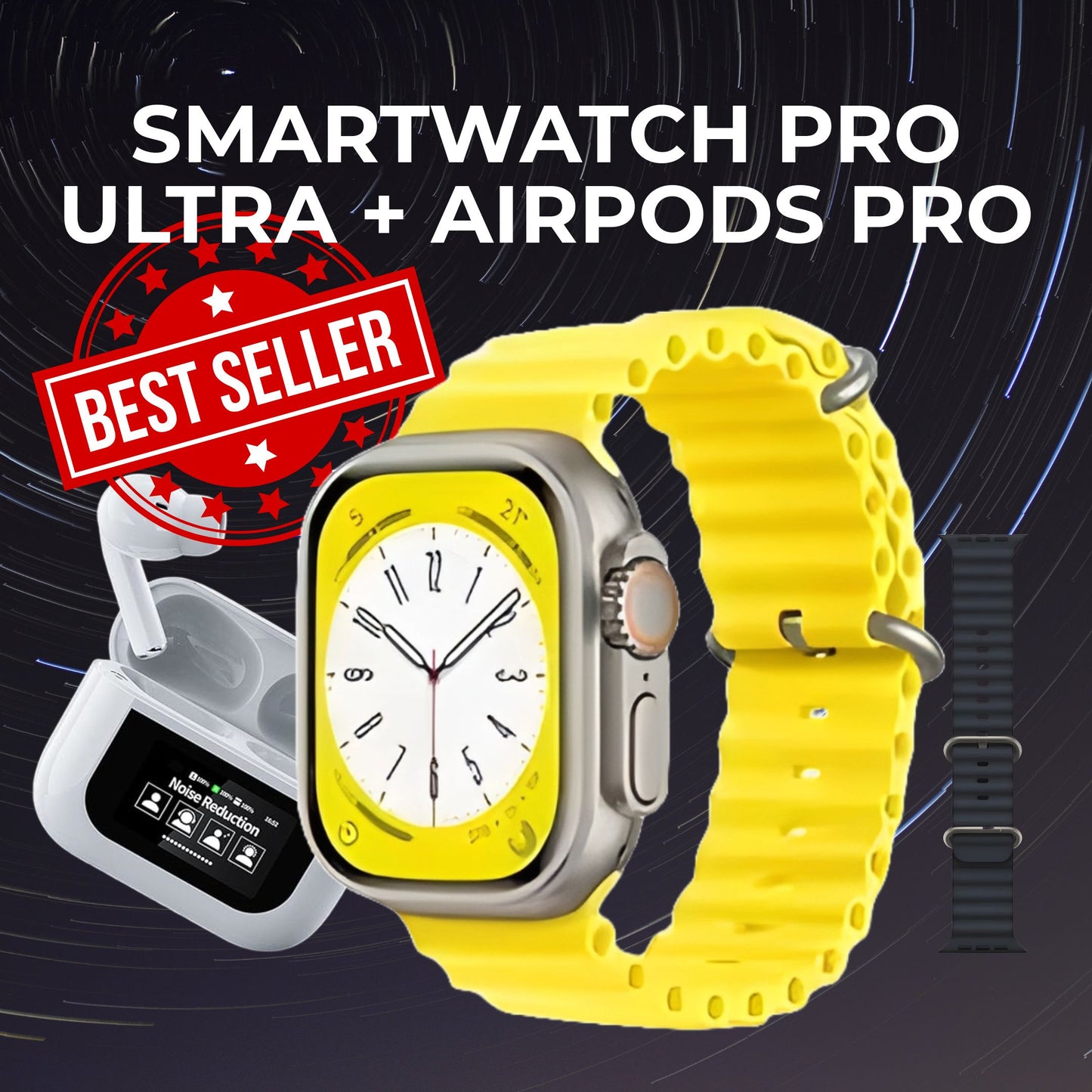 SmartWatch Pro Ultra + Airpods Pro