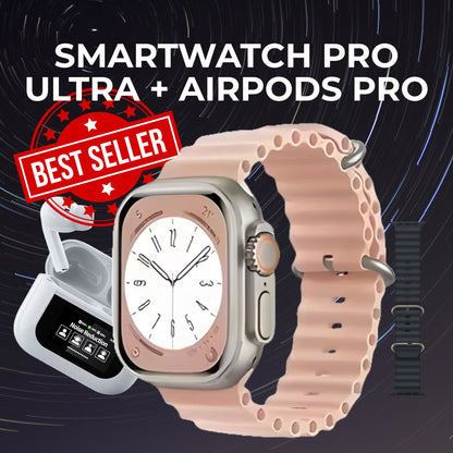 SmartWatch Pro Ultra + Airpods Pro