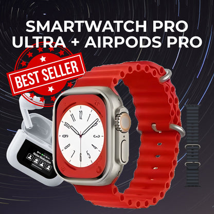 SmartWatch Pro Ultra + Airpods Pro