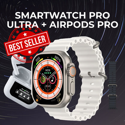 SmartWatch Pro Ultra + Airpods Pro
