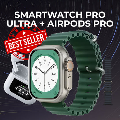SmartWatch Pro Ultra + Airpods Pro